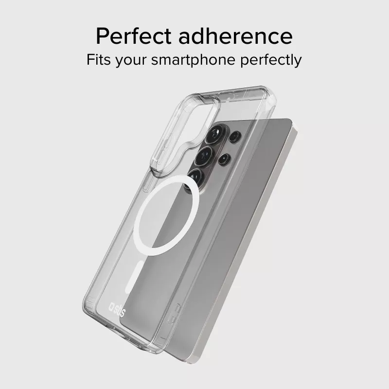 SBS Cover Light Mag custodia per Samsung Galaxy S26 Ultra, trasparente, compatibile MagSafe