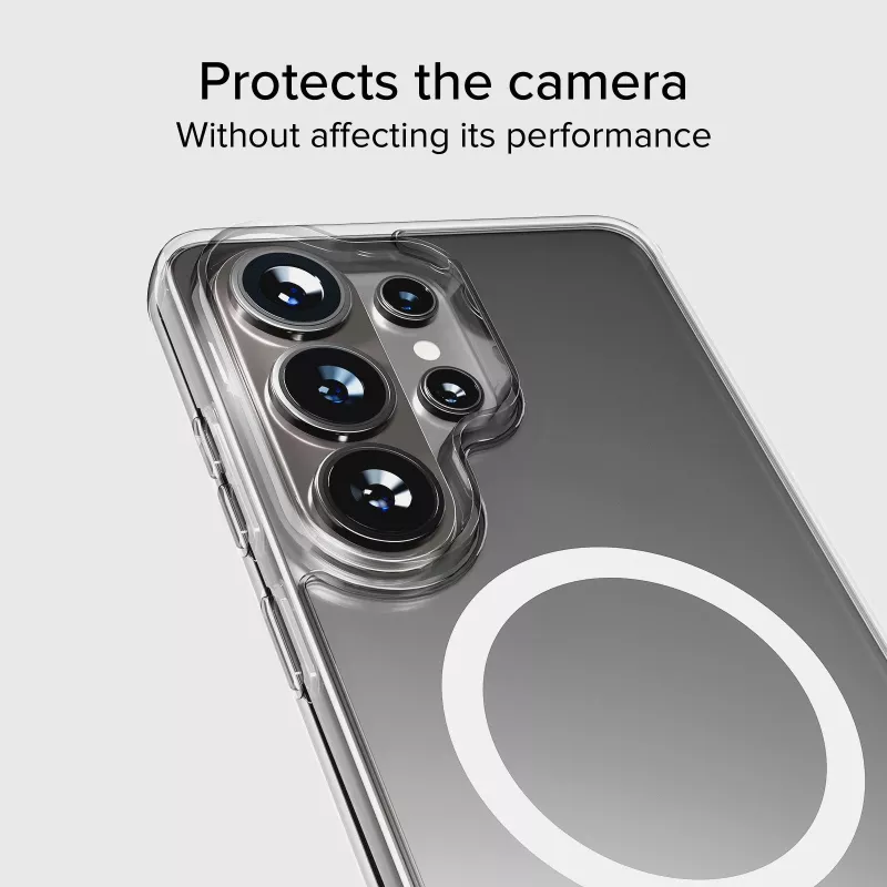 SBS Cover Light Mag custodia per Samsung Galaxy S26 Ultra, trasparente, compatibile MagSafe