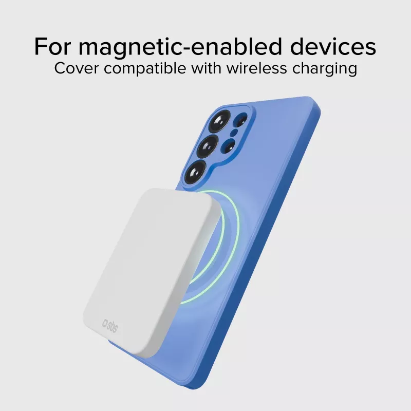 SBS Instinct Mag Case per Samsung Galaxy S26 Ultra, compatibile MagSafe, blu