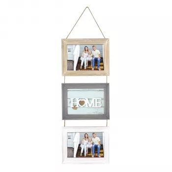 ZEP Lavigny 3x10x15 portafoto multiplo in legno TY3846