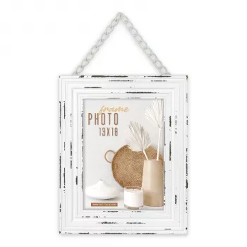 ZEP Orly White cornice portafoto verticale in legno 13x18 TN457