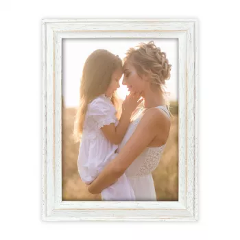 ZEP Rosel White cornice portafoto verticale in legno 15x20 AC268W