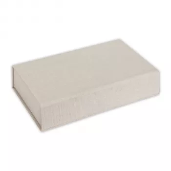 ZEP Box USB Lodi D 23x12,5x5 scatola in lino per foto/USB BY546D