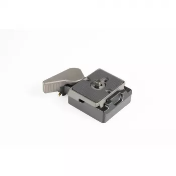 Manfrotto 323 Adattatore a sgancio rapido con piastra RC2 (200PL-14) - nero