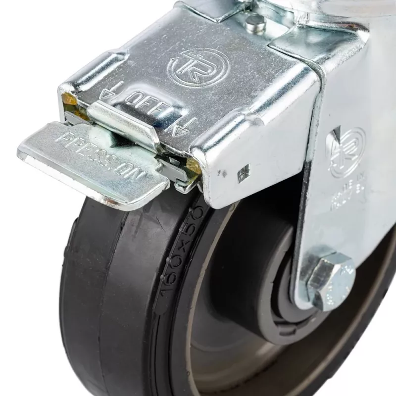 Manfrotto Ruote frenate per treppiede, diametro 160 mm, spigot