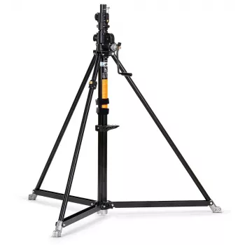Manfrotto Super Wind-Up Stand in acciaio nero