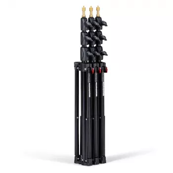 Manfrotto 1051BAC x 3 kit stativi luce compatti con borsa