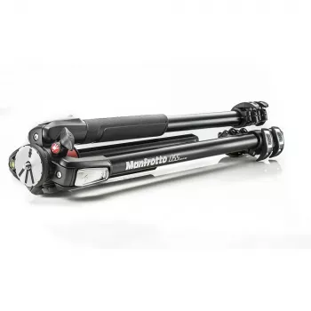 Manfrotto 055XPRO3 stativo con 3 sezioni, alluminio, nero