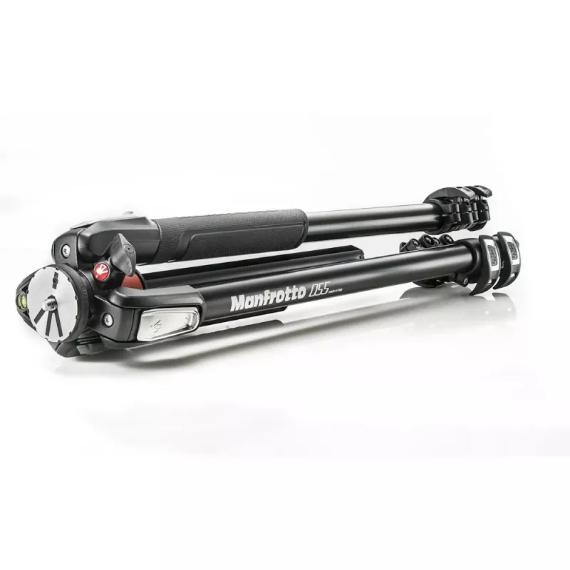 Manfrotto 055XPRO3 stativo con 3 sezioni, alluminio, nero