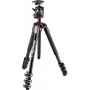 Manfrotto MK190XPRO4-BHQ2 190XPRO4 kit treppiede in alluminio con testa a sfera