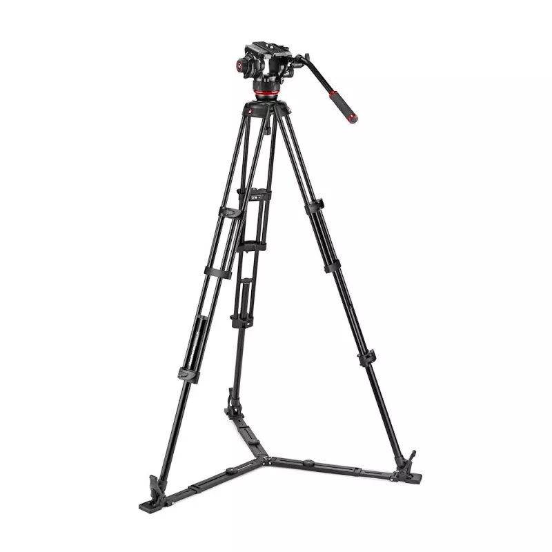 Manfrotto MVK504XTWINGA kit treppiede Twin in alluminio con testa video fluida 504X