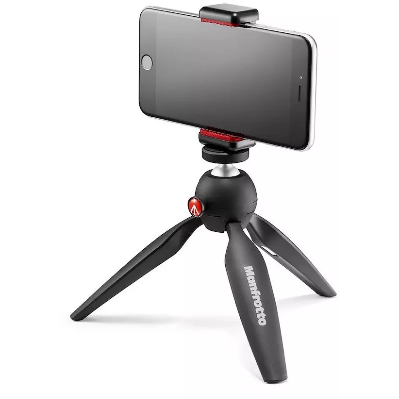 Manfrotto PIXI Smart mini treppiede con supporto per smartphone - nero