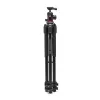 Manfrotto 190X treppiede in alluminio con testa a sfera 496RC2 (nero)