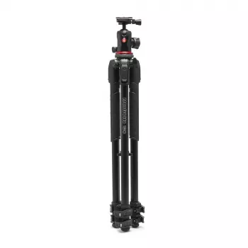 Manfrotto 190X treppiede in alluminio con testa a sfera 496RC2 (nero)