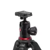 Manfrotto 190X treppiede in alluminio con testa a sfera 496RC2 (nero)