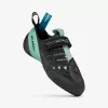 Scarpa Instinct VS Woman Scarpette da arrampicata, Nero/Aqua, EU 35,5