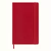Moleskine Monochromatic quaderno Large rosso softcover a righe 192 pagine 13x21 cm