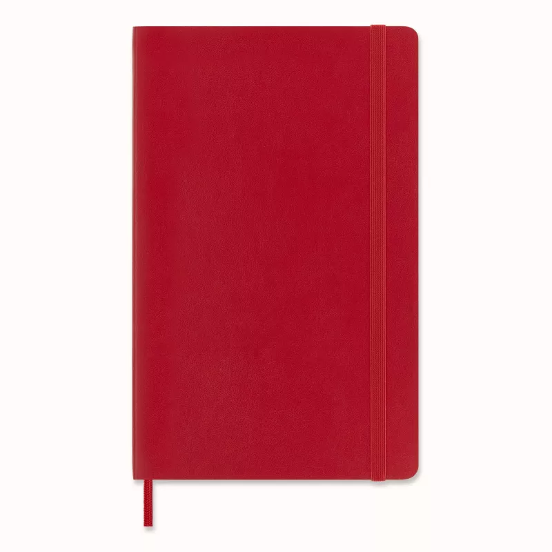 Moleskine Monochromatic quaderno Large rosso softcover a righe 192 pagine 13x21 cm