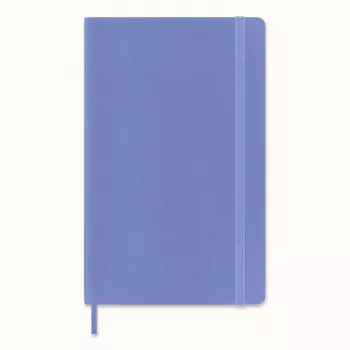 Moleskine Classic Taccuino Large A5 a righe Hydrangea Blue copertina flessibile