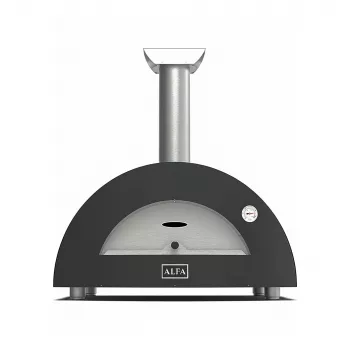 Alfa Forni Moderno 2 Pizze forno per pizza a legna grigio