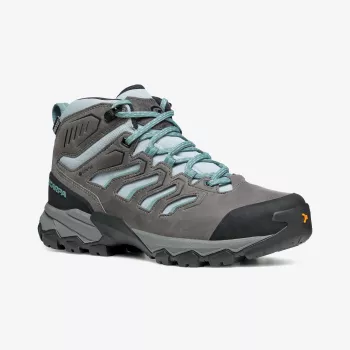Scarpa Moraine Mid GTX Scarpe da trekking donna, GORE-TEX, tomaia in nubuck e mesh, suola PRESA HIK-04, arctic, EU 37