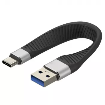 TECHLY cavo USB 3.0 USB-A a USB-C 3.2 Gen2 15W M/M 12cm FPC