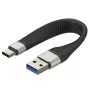 TECHLY cavo USB 3.0 USB-A a USB-C 3.2 Gen2 15W M/M 12cm FPC