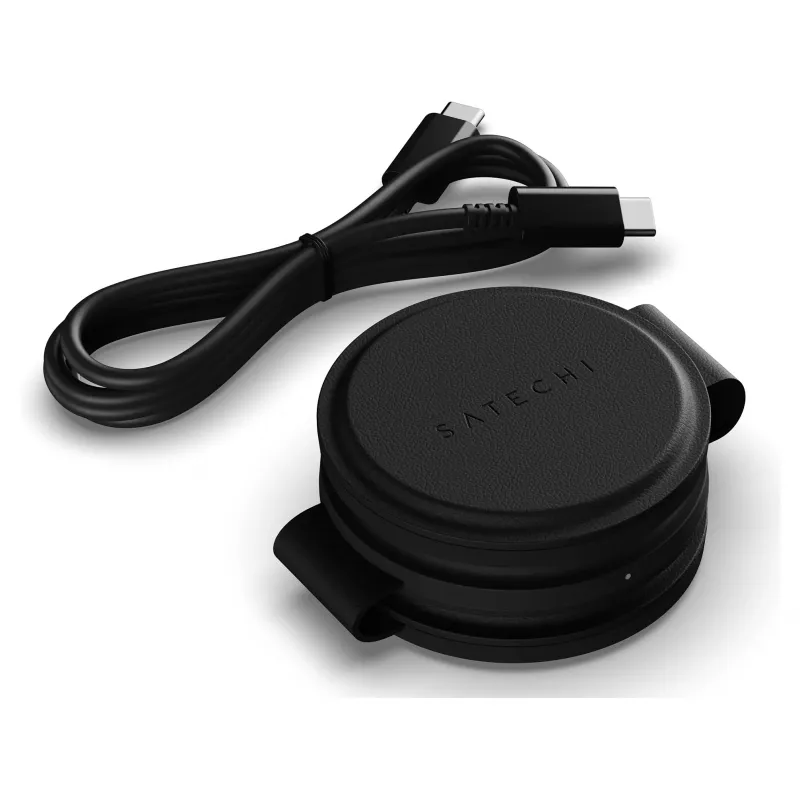 Satechi OntheGo Caricatore wireless 3-in-1 con Qi2, nero, 15W, ST-QTG31K