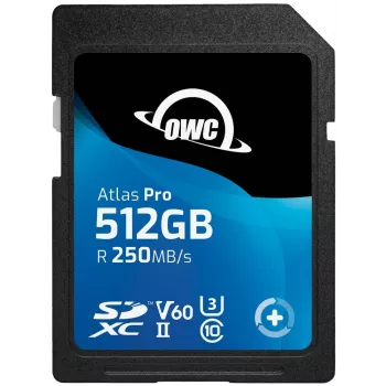 OWC Atlas Pro 512GB scheda di memoria SDXC UHS-II V60 - SD a capacità estesa (SDXC)