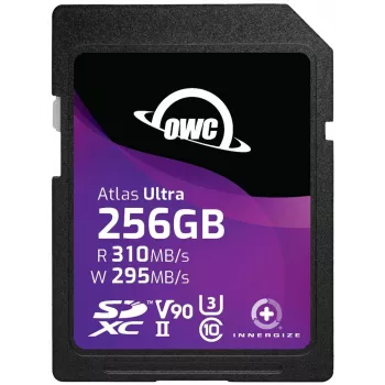 OWC Atlas Ultra 256GB scheda di memoria SDXC UHS-II V90 - 300 MB/s in lettura, 250 MB/s in scrittura