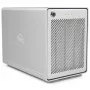 OWC Mercury Elite Pro Quad - Case per HDD - 2,5/3,5 pollici - Serial ATA III - USB 3.1 Gen 2 Type-C - Argento