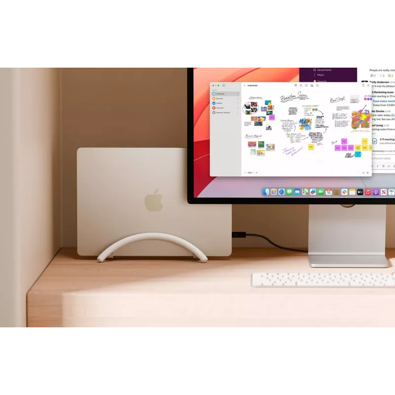 Twelve South BookArc Flex Supporto verticale per laptop per MacBook - Bianco