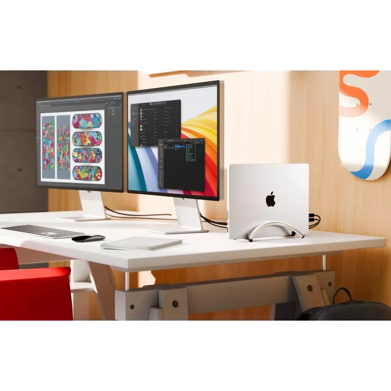 Twelve South BookArc Flex Supporto verticale per laptop per MacBook - Cromo