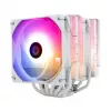 Thermalright Peerless Assassin 120 White ARGB dissipatore CPU ad aria a doppia torre, 6 heatpipe, 2 ventole PWM da 120mm, 265W TDP, LGA1700/AM5