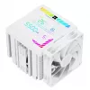 Thermalright Peerless Assassin 140 Digital White dissipatore ad aria per CPU a doppia torre, 7 heatpipe, 2 ventole PWM da 140 mm, LED bianco, Intel/AMD