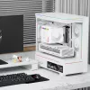 Thermalright Peerless Assassin 140 Digital White dissipatore ad aria per CPU a doppia torre, 7 heatpipe, 2 ventole PWM da 140 mm, LED bianco, Intel/AMD