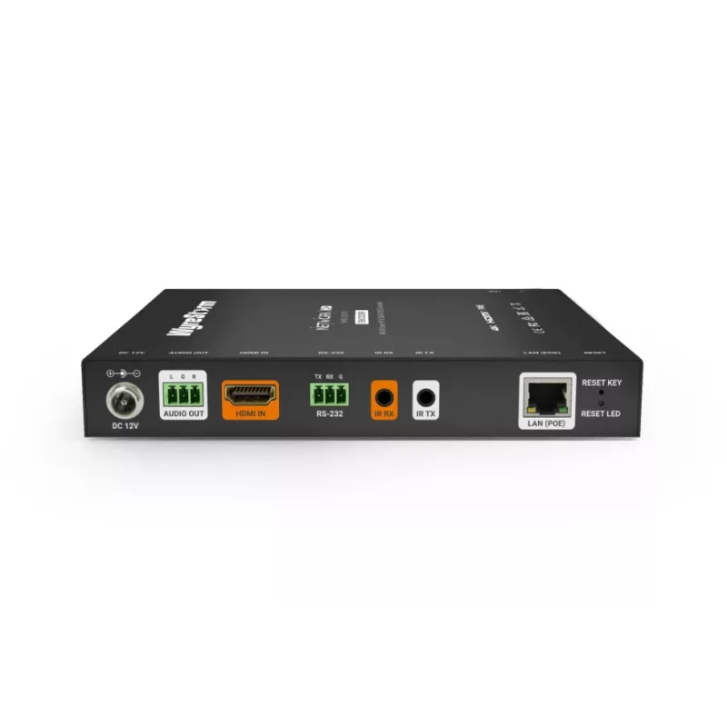 Wyrestorm NHD-120-TX encoder / trasmettitore AV over IP, 1 canale, 4K UHD, H.264, H.265, AAC, LPCM, PoE
