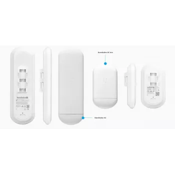 Ubiquiti NanoStation AC loco NS-5ACL - stazione base wireless - AirMax ac - 5 GHz (confezione da 5)