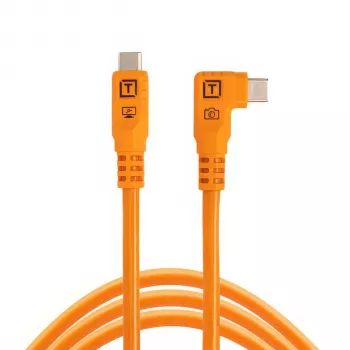 Tether Tools TetherPro USB-C Optima 10G Right-Angle arancione 3m