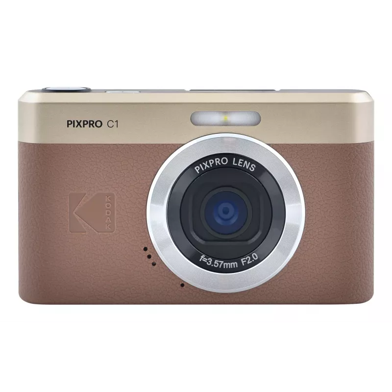 Kodak PixPro C1 fotocamera digitale marrone + scheda di memoria 16GB