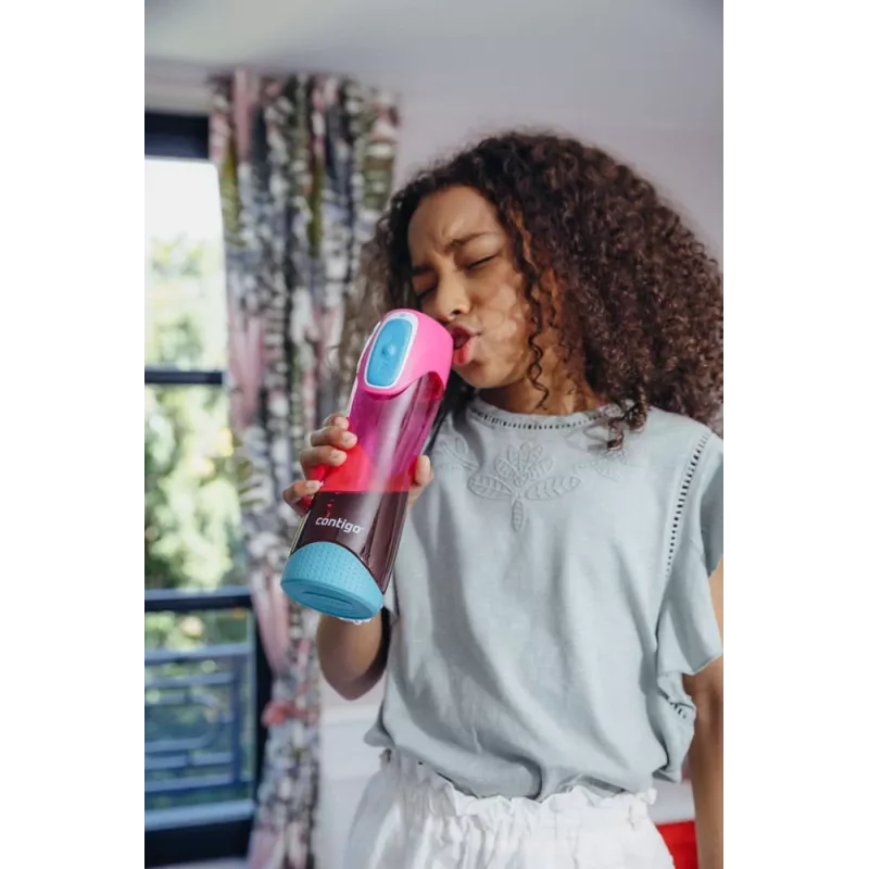 Contigo Swish 500ml Bottiglia d'Acqua in Plastica Tritan Raspberry Pink