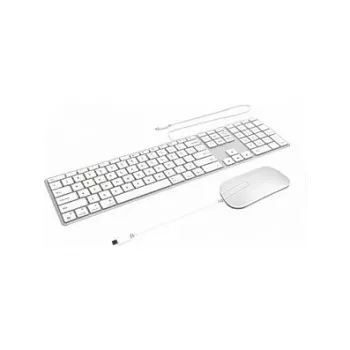 ZAGG Combo filare USB-C: tastiera e mouse Apple argento