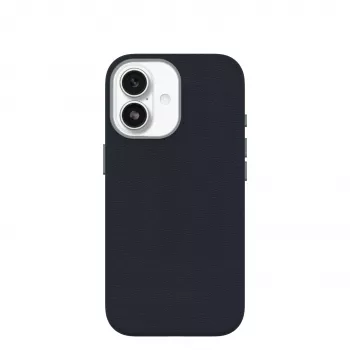 OtterBox Symmetry Custodia in pelle di cactus con Camera Control per iPhone 17 Riverside Blue