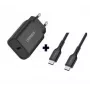 OtterBox caricabatterie da parete EU USB-C 30W con cavo USB-C a USB-C Bundle