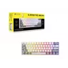 CORSAIR CLIPPER PRO MINI 60 tastiera gaming Hall Effect bianca