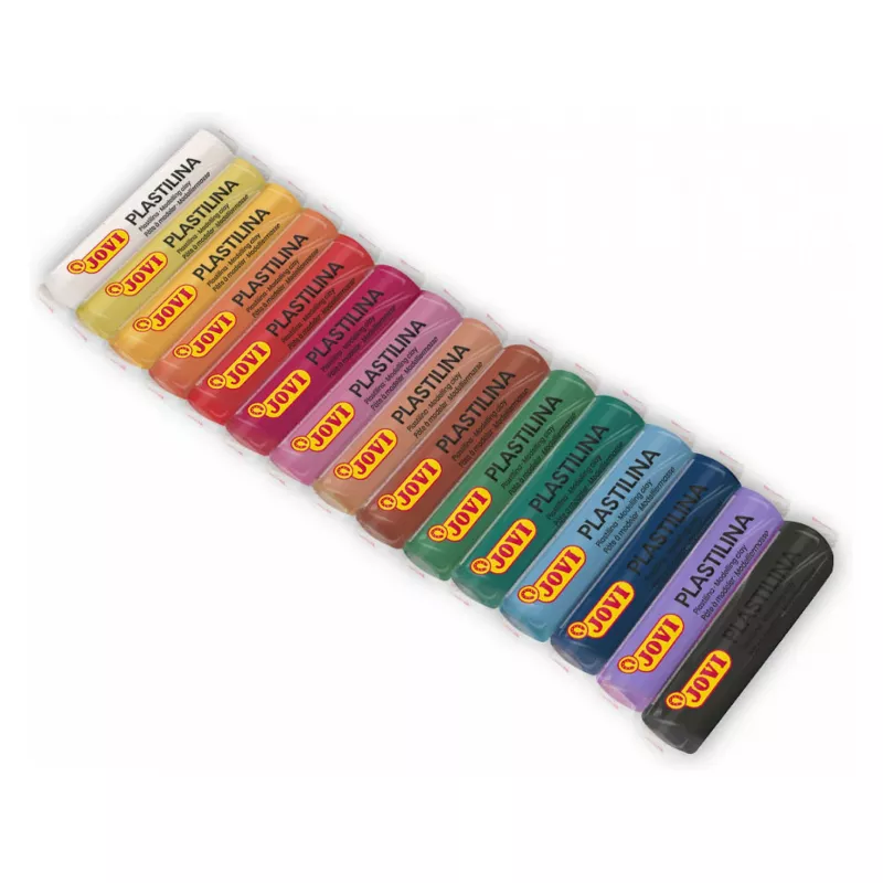 JOVI Plastilina pasta modellabile colori misti 15 colori da 15 g