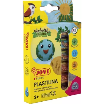 JOVI Plastilina pasta modellabile colori misti 6 x 15 g