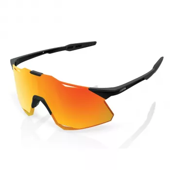 100% Hypercraft occhiali da sole da ciclismo con lente HiPER nero opaco