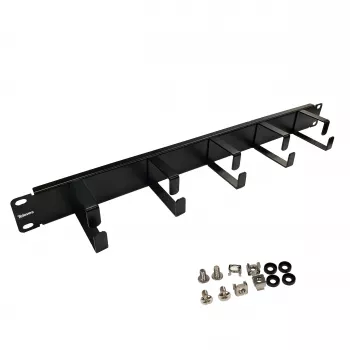 Televes UKO5R Pannello frontale 19 pollici 1U con 5 passacavi, grigio chiaro