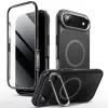 SUPCASE i-Blason Ares Flip custodia MagSafe con protezione display integrata per Apple iPhone Air, nero